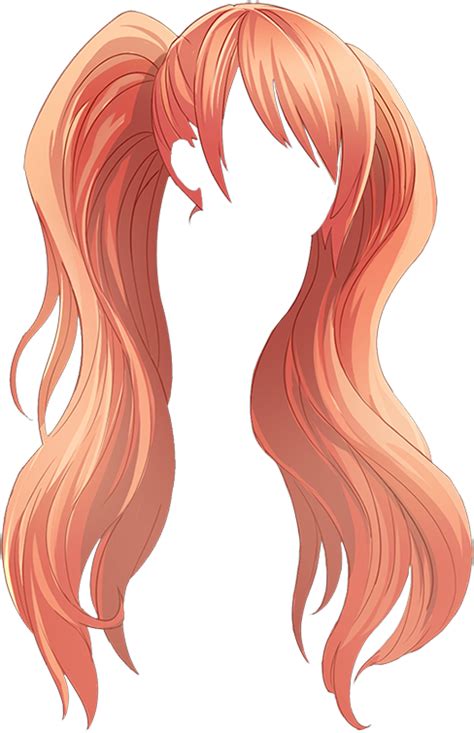 3D Anime hair models are ready for animation, games and VR AR projects. . Anime hair transparent
